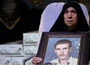 مادر شهید صدقی در جوار فرزندش آرام گرفت