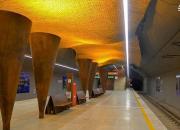 عکس/ سازه و سقف دیدنی ایستگاه مترو در شیراز