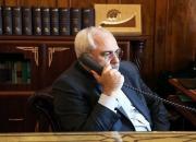 گغتگوی تلفنی ظریف با وزیر خارجه انگلیس