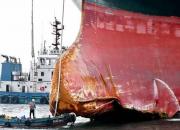 عکس/ وضعیت کشتی که کانال سوئز را قیچی کرد