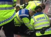  دستگیری دختر ۱۳ ساله در تظاهرات جلیقه‌زردهای لندن