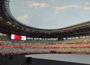 عکس/ ورزشگاه خالی از تماشاگر مراسم افتتاحیه المپیک