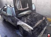 عکس/ خودرو سواری در نیایش آتش گرفت