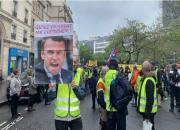 تظاهرات اعتراضی جلیقه زردها در پاریس آغاز شد
