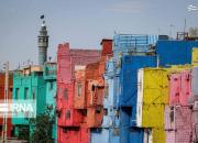عکس/ رنگ‌های لاکچری بر تن خانه‌های رنجور