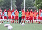 برگزاری دیدار دوستانه فوتبال بانوان در حضور نمایندگان مجلس