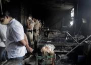 آخرین دردسر کرونای هند؛ آتش‌سوزی در بیمارستان +عکس