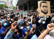 تجمع اعتراضی کادر درمانی نیویورک به نژادپرستی در آمریکا