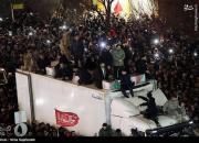 فیلم/ بدرقه سردارِ شهید از مشهد به تهران