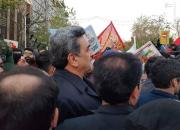 عکس/ حضور شهردار تهران در مراسم تشییع سردار سلیمانی