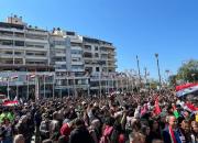 تجمع مردم سوریه برای همبستگی با روسیه