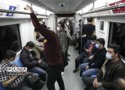 عکس/ وضعیت مترو تهران در شرایط قرمز کرونایی