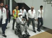 فیلم/ لحظه انتقال شیخ زکزاکی از فرودگاه دهلی‌نو