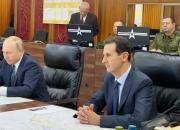 اولین تصویر از دیدار پوتین با بشار اسد