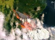 تصویر ماهواره‌ای از آتش سوزی مهیب استرالیا