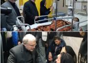 عکس/ ملاقات وزیر بهداشت با حادثه دیدگان امروز