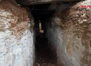 عکس/ کشف تونل‌های تروریست‌ها در جنوب ادلب
