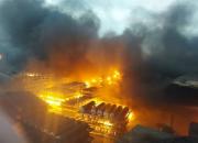 انفجار و آتش‌سوزی گسترده در ‌شرکت «تاژ»