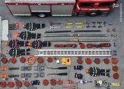 عکس/ تجهیزات ایستگاه آتش‌نشانی سنگاپور در یک قاب