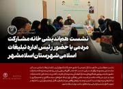 نشست هم‌اندیشی خانه‌ی مشارکت‌ مردمی با حضور حجت‌الاسلام رواز رئیس اداره تبلیغات اسلامی برگزار شد+تصویر