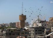عکس/ بمباران خانه فلسطینیان با موشک‌های بالدار