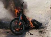 تصاویر جدید از موتور سیکلت انتحاری در بغداد