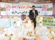جشن ازدواج 44 زوج کرمانی در مشهد مقدس برگزار شد