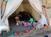 عکس/ سیل‌زدگانی که هنوز در چادر زندگی می‌کنند!