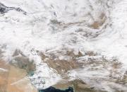 تصویر ناسا از وضعیت جوی امروز ایران