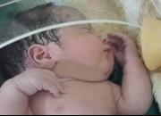 نجات نوزاد رها شده در سطل زباله