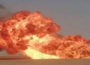 فیلم/ انفجار خط لوله گاز در خوزستان