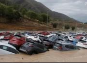 عکس/ خسارت سیل به خودروها در اسپانیا