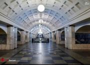 عکس/ متروی پایتخت روسیه در روزهای قرنطینه