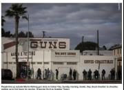 صف‌های طولانی آمریکایی‌ها جهت خرید اسلحه! +عکس