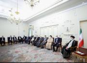 عکس/ دیدار نوروزی رئیسی با مقامات کشوری و لشکری