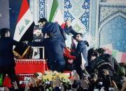 عکس/ پیکر سردار دل‌ها وارد حرم رضوی شد