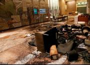 عکس/ حمله به ساختمان اداره کار در واشنگتن