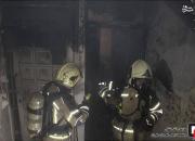 عکس/ نجات پنج شهروند از میان دود و آتش