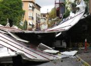 عکس/ خسارت شدید طوفان در استانبول