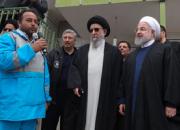  روحانی از مناطق سیل‌زده گلستان بازدید کرد