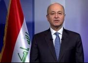 تأکید رئیس‌جمهور عراق بر لزوم تسریع در تشکیل دولت جدید