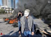 عکس/ اعتراضات در لبنان با خشمی از جنس «جوکر»