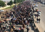 فیلم/ تظاهرات گسترده مردم عراق علیه اغتشاشگران