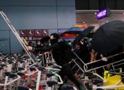 ناآرامی و تخریب گسترده اموال عمومی در هنگ‌کنگ توسط معترضان