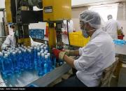 عکس/ تولید مواد ضد عفونی در قزوین