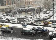 عکس/ حال و هوای تهران با اولین بارش برف پاییزی