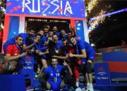 فیلم/ جشن قهرمانی روسیه در لیگ ملت‌های والیبال