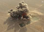 فیلم/ حمله موشکی شبیه سازی شده سپاه به تاسیسات اتمی دیمونا
