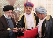 عکس/ هدیه متفاوت عمانی‌ها به رئیس جمهور ایران