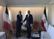 دیدار مجدد وزیر امور خارجه فرانسه با ظریف